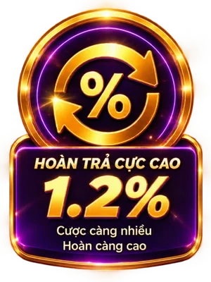 Hoàn trả cực cao 1.2%