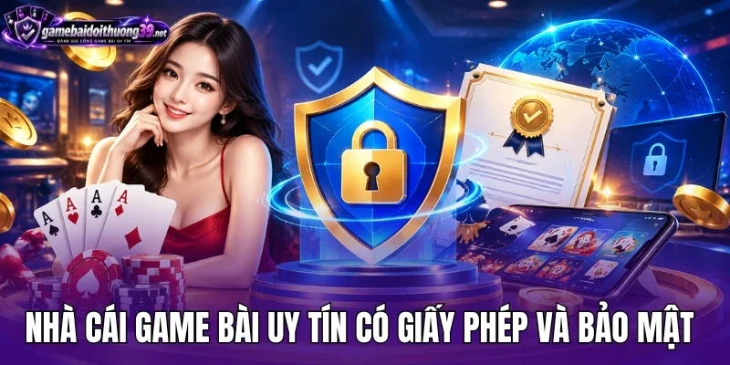 Nhà cái game bài uy tín có giấy phép và bảo mật 
